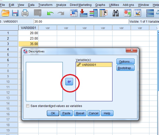 What Does Column Mean In Spss