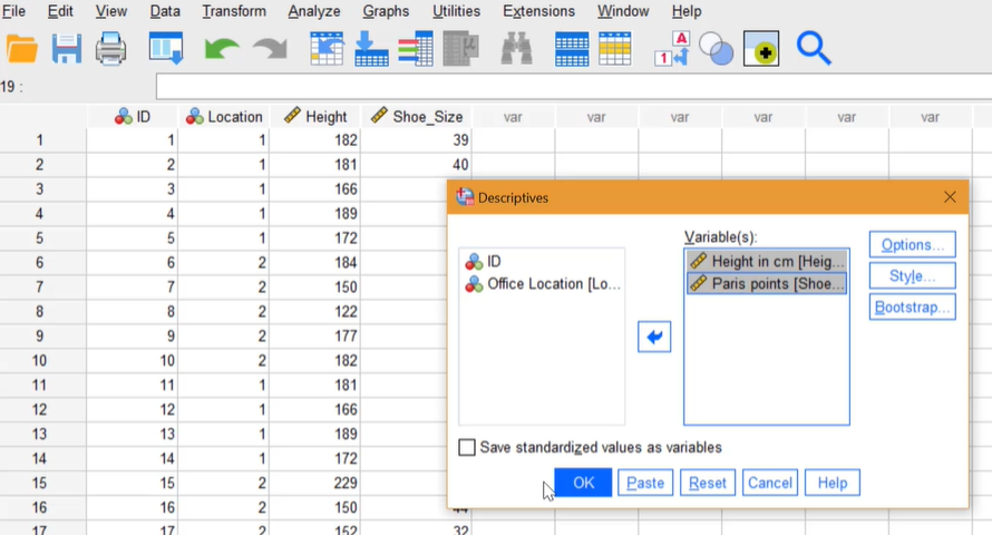 Z Scores In SPSS Statistics How To