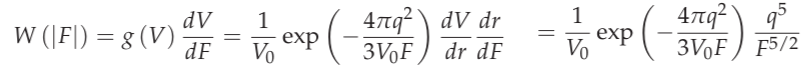 holtsman distribution nearest neighbor effect formula