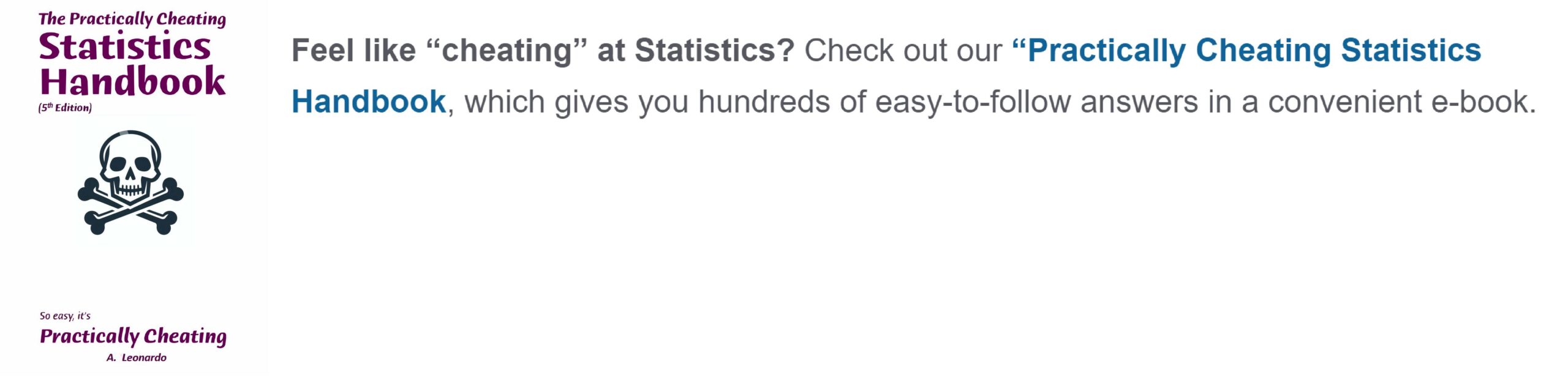 Statistics Handbook